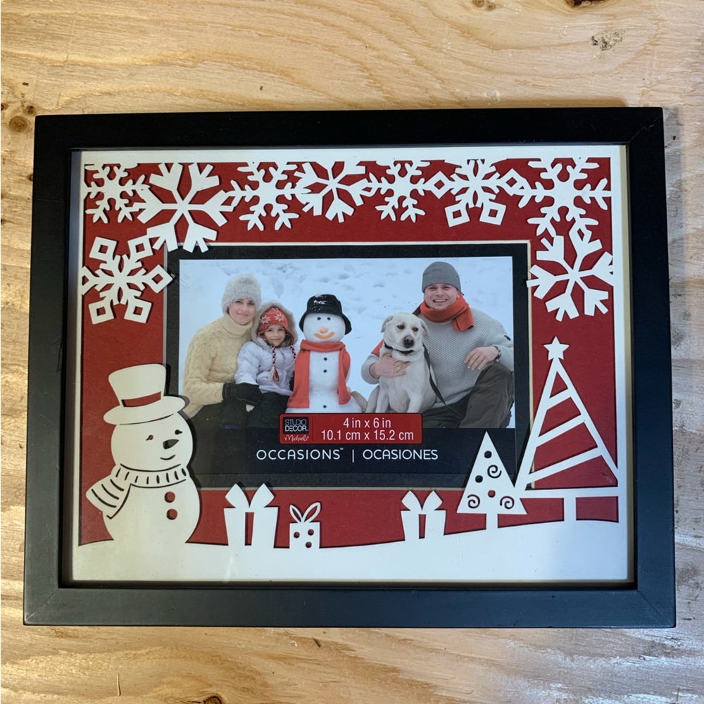 Christmas photo frame.